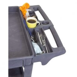 500 lbs. Capacity 46 in. x 25.5 in. Service Utility Cart by WEN -Outlet WEN Store gray wen tool carts 73004 4f 1000