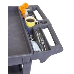 25.5 in. x 46 in. 500 lbs. Capacity Extra-Wide Service Utility Cart by WEN 10 25.5 in. x 46 in. 500 lbs. Capacity Extra-Wide Service Utility Cart by WEN -Outlet WEN Store gray wen tool carts 73004t 1f 1000