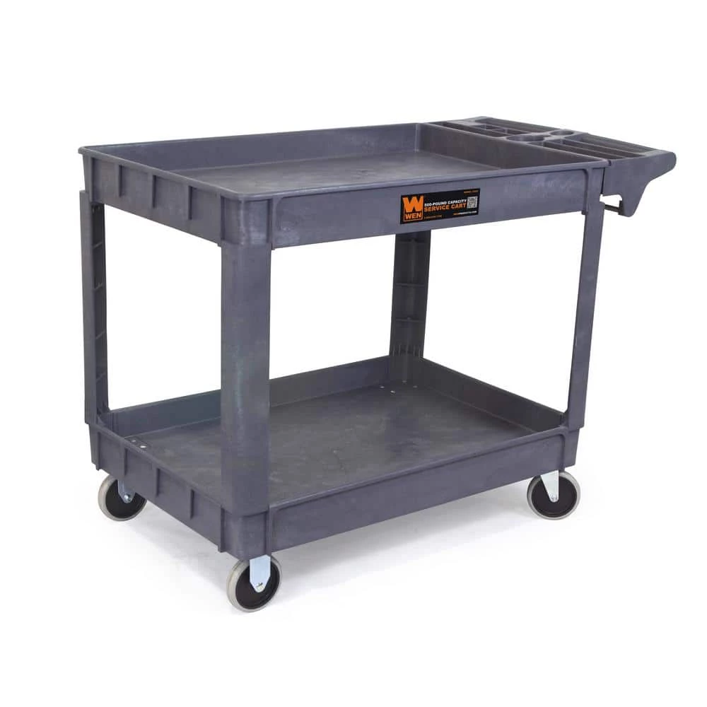 25.5 in. x 46 in. 500 lbs. Capacity Extra-Wide Service Utility Cart by WEN 3 25.5 in. x 46 in. 500 lbs. Capacity Extra-Wide Service Utility Cart by WEN