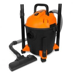 10 Amp 5 Gal. Portable HEPA Wet/Dry Shop Vacuum and Blower with 0.3 mic Filter, Hose and Accessories by WEN