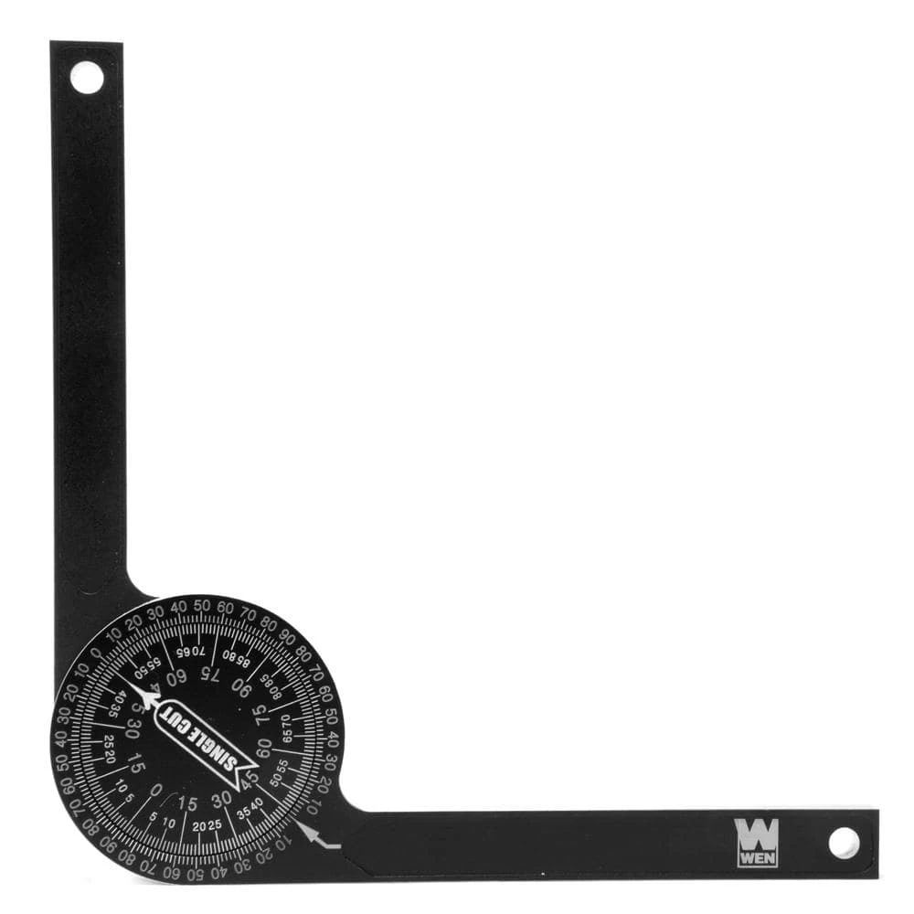 7.25 in. Aluminum Alloy Miter Saw Protractor with Laser-Engraved Scales by WEN 5 7.25 in. Aluminum Alloy Miter Saw Protractor with Laser-Engraved Scales by WEN - Image 3