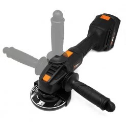 20-Volt Max Brushless Cordless 4-1/2 in. Angle Grinder with 4.0Ah Lithium-Ion Battery and Charger by WEN -Outlet WEN Store wen angle grinders 20944 fa 1000