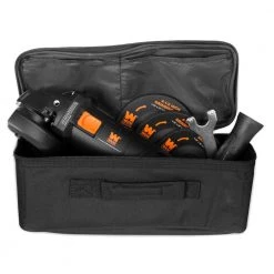 7.5 Amp Corded 4-1/2 in. Angle Grinder with Reversible Handle, 3 Grinding Discs and Carrying Case by WEN -Outlet WEN Store wen angle grinders 94475 1f 1000