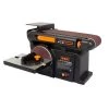 4.3 Amp Corded 4 in. x 36 in. Belt and 6 in. Disc Sander with Cast Iron Base by WEN 1 4.3 Amp Corded 4 in. x 36 in. Belt and 6 in. Disc Sander with Cast Iron Base by WEN -Outlet WEN Store wen belt sanders 6502t 64 1000