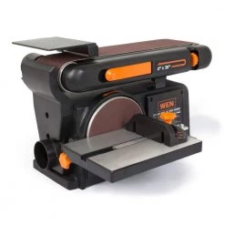 4.3 Amp Corded 4 in. x 36 in. Belt and 6 in. Disc Sander with Cast Iron Base by WEN -Outlet WEN Store wen belt sanders 6502t c3 1000