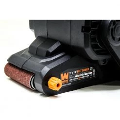 6.3 Amp Corded 3 in. x 18 in. Handheld Portable Belt Sander by WEN -Outlet WEN Store wen belt sanders hb6319 44 1000