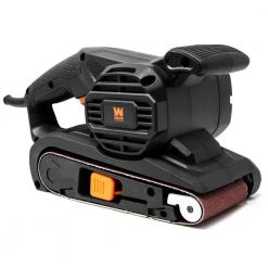 6.3 Amp Corded 3 in. x 18 in. Variable Speed Handheld Portable Belt Sander by WEN -Outlet WEN Store wen belt sanders hb632v c3 1000
