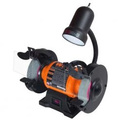 6 in. 2.1 Amp Single Speed Bench Grinder with Flexible Work Light by WEN -Outlet WEN Store wen bench grinders bg4276 c3 1000
