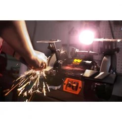 8 in. 5 Amp Variable Speed Bench Grinder with Flexible Work Light by WEN -Outlet WEN Store wen bench grinders bg4280 44 1000