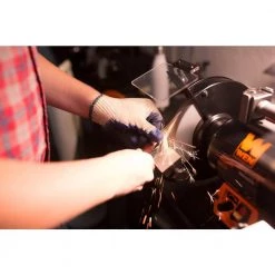 8 in. 5 Amp Variable Speed Bench Grinder with Flexible Work Light by WEN -Outlet WEN Store wen bench grinders bg4280 fa 1000