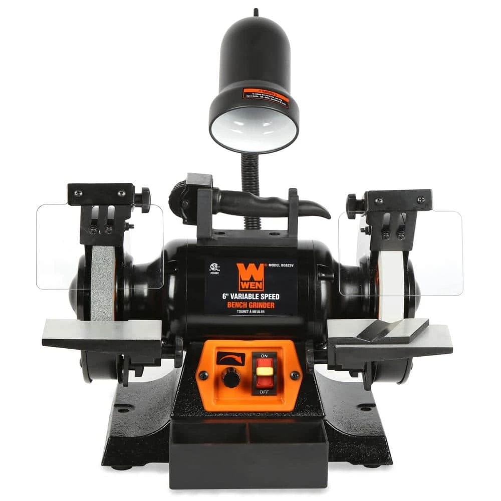 6 in. 2.5 Amp Variable Speed Bench Grinder with Flexible Work Light by WEN 8 6 in. 2.5 Amp Variable Speed Bench Grinder with Flexible Work Light by WEN - Image 6