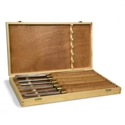 Artisan Chisel Set with 6 in. High-Speed Steel Blades and 10 in. England Beech Handles (6-Piece) by WEN -Outlet WEN Store wen chisel sets ch11 4f 1000
