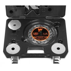 6 in. 18-Tooth Carbide-Tipped Stacked Dado Blade Set for 8-1/4 in. and 10 in. Table Saws by WEN -Outlet WEN Store wen circular saw blades bl067d 76 1000