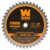 7.25 in. 40-Tooth Carbide-Tipped Professional Finish Saw Blade for Miter Saws and Circular Saws by WEN 2 7.25 in. 40-Tooth Carbide-Tipped Professional Finish Saw Blade for Miter Saws and Circular Saws by WEN -Outlet WEN Store wen circular saw blades bl0740 64 1000