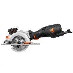 5 Amp 4-1/2 in. Beveling Compact Circular Saw with Laser and Carrying Case by WEN -Outlet WEN Store wen circular saws 3625 4f 1000
