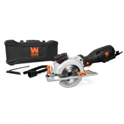 5 Amp 4-1/2 in. Beveling Compact Circular Saw with Laser and Carrying Case by WEN