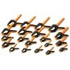 Spring Clamp Set with 3/4 in., 1 in., 2 in. and 3 in. Clamps (20-Piece) by WEN -Outlet WEN Store wen clamp sets cla200 64 1000