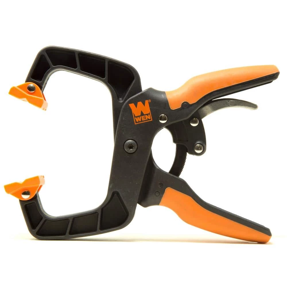 Quick-Release Ratcheting Hand Clamps with 2 in. Jaw Opening and 2 in. Throat Set (2-Piece) by WEN 6 Quick-Release Ratcheting Hand Clamps with 2 in. Jaw Opening and 2 in. Throat Set (2-Piece) by WEN - Image 4