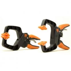 Quick-Release Ratcheting Hand Clamps with 2 in. Jaw Opening and 2 in. Throat Set (2-Piece) by WEN
