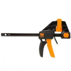 6 in. Heavy-Duty Steel Bar Clamps and Spreaders with 2.3 in. Throat (4-Pack) by WEN -Outlet WEN Store wen clamp sets clr062 44 1000