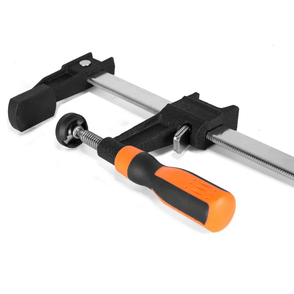 Quick-Adjust 24 in. Steel Bar Clamps with 2.5 in. Throat and Micro-Adjustment Handle (2-Pack) by WEN 5 Quick-Adjust 24 in. Steel Bar Clamps with 2.5 in. Throat and Micro-Adjustment Handle (2-Pack) by WEN - Image 3