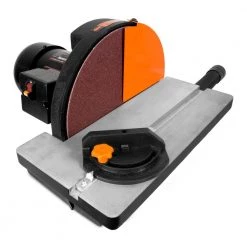 Corded 12 in. Benchtop Disc Sander with Miter Gauge and Dust Collection System by WEN -Outlet WEN Store wen disc sanders 65812 1f 1000
