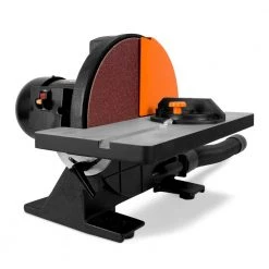 Corded 12 in. Benchtop Disc Sander with Miter Gauge and Dust Collection System by WEN