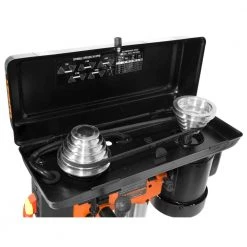 2.3-Amp 8 in. 5-Speed Cast Iron Benchtop Drill Press with 1/2 in. Chuck Capacity by WEN -Outlet WEN Store wen drill presses 4206t 44 1000