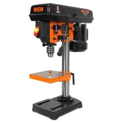 2.3-Amp 8 in. 5-Speed Cast Iron Benchtop Drill Press with 1/2 in. Chuck Capacity by WEN