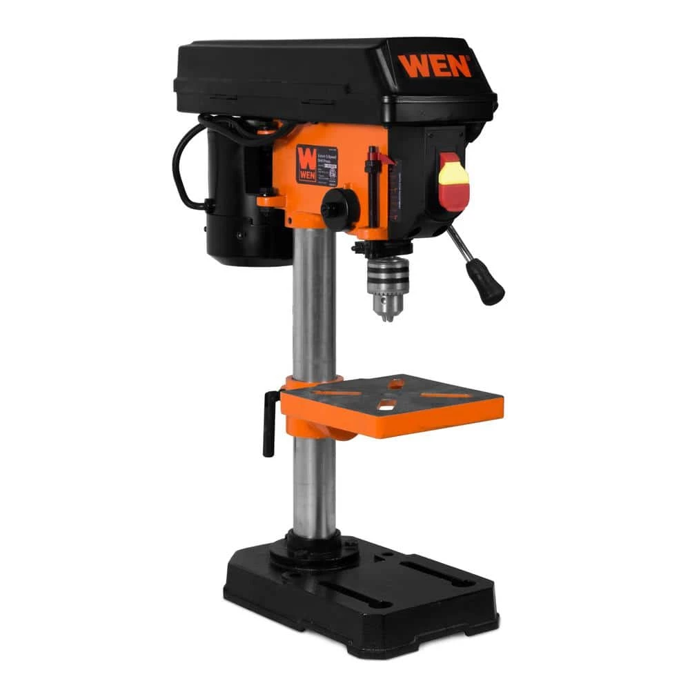 2.3-Amp 8 in. 5-Speed Cast Iron Benchtop Drill Press with 1/2 in. Chuck Capacity by WEN 4 2.3-Amp 8 in. 5-Speed Cast Iron Benchtop Drill Press with 1/2 in. Chuck Capacity by WEN - Image 2