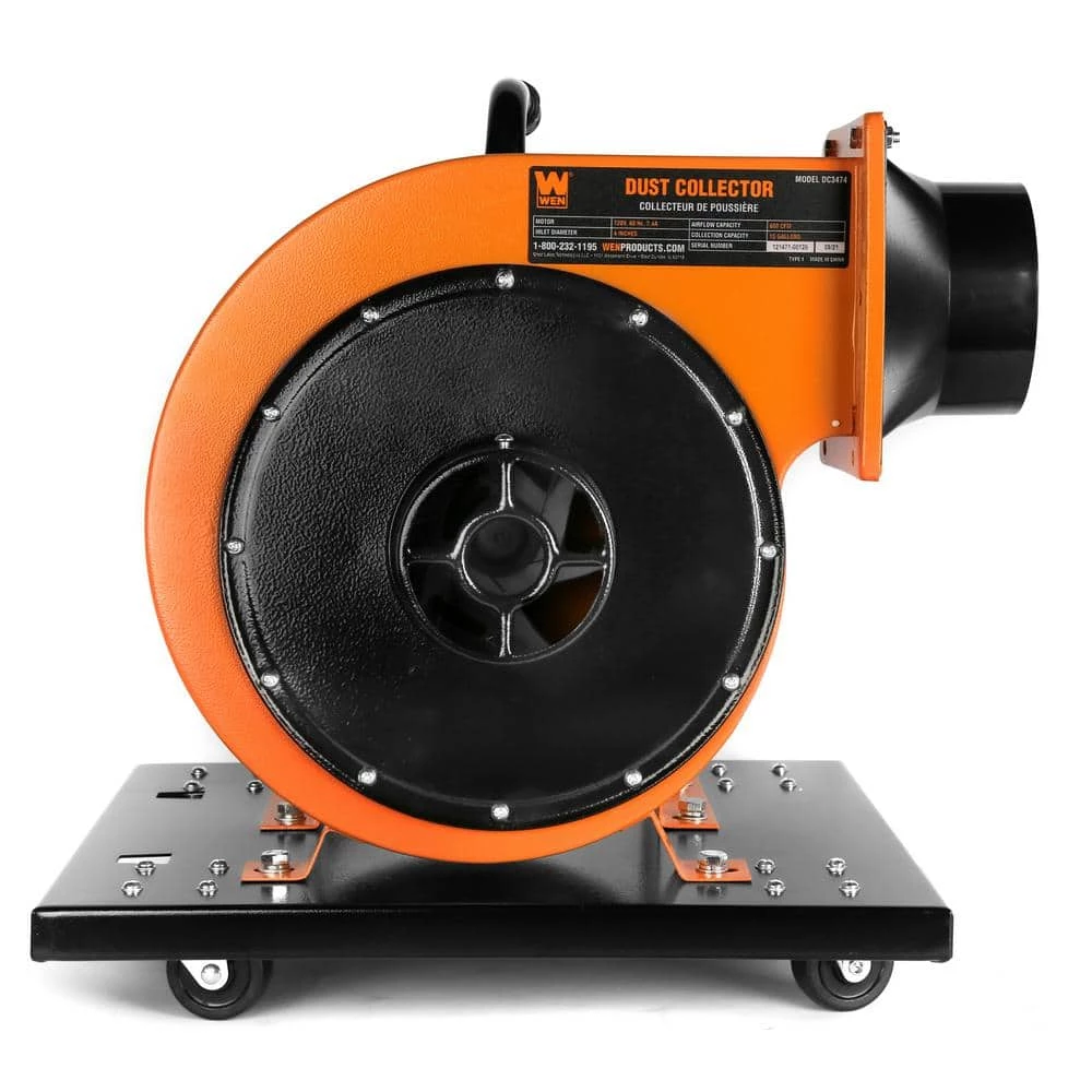 7.4 Amp Rolling Dust Collector with Induction Motor, 15 Gal. Bag and Optional Wall Mount by WEN 7 7.4 Amp Rolling Dust Collector with Induction Motor, 15 Gal. Bag and Optional Wall Mount by WEN - Image 5