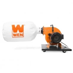 7.4 Amp Rolling Dust Collector with Induction Motor, 15 Gal. Bag and Optional Wall Mount by WEN 13 7.4 Amp Rolling Dust Collector with Induction Motor, 15 Gal. Bag and Optional Wall Mount by WEN -Outlet WEN Store wen dust collectors dc3474 4f 1000
