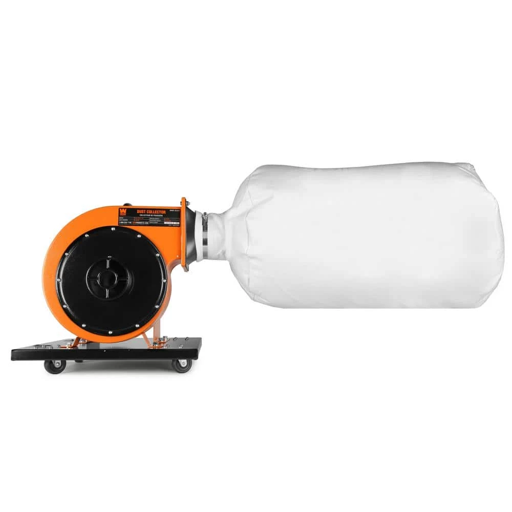 7.4 Amp Rolling Dust Collector with Induction Motor, 15 Gal. Bag and Optional Wall Mount by WEN 5 7.4 Amp Rolling Dust Collector with Induction Motor, 15 Gal. Bag and Optional Wall Mount by WEN - Image 3