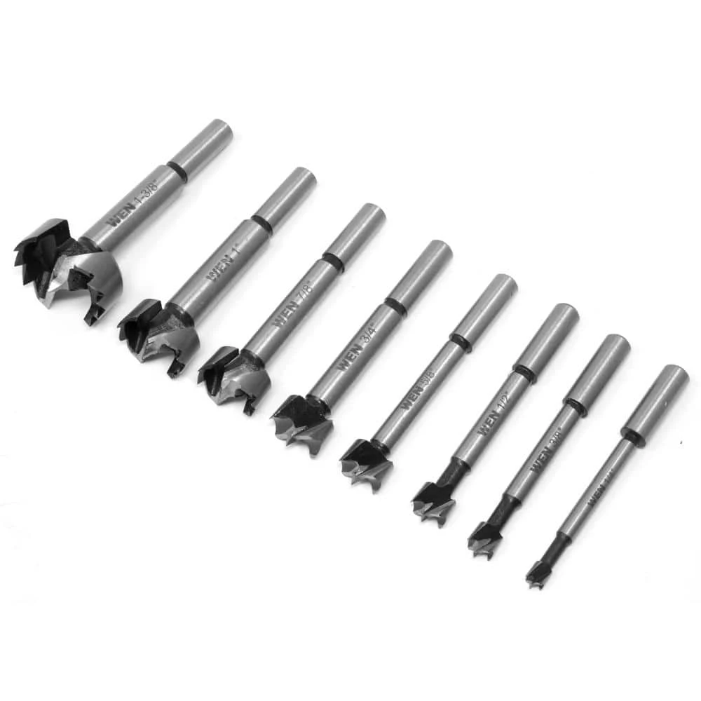 8-Piece Forstner Bit Set with Carrying Case by WEN 4 8-Piece Forstner Bit Set with Carrying Case by WEN - Image 2