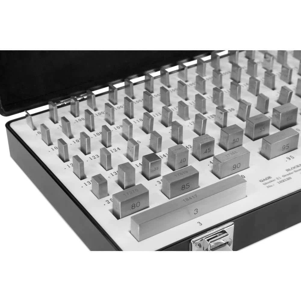 Rectangular Steel Gauge Block Set with Case (81-Piece) by WEN 4 Rectangular Steel Gauge Block Set with Case (81-Piece) by WEN - Image 2