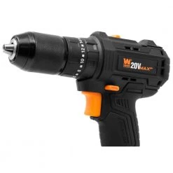 20-Volt Max Brushless Cordless 1/2 in. Hammer Drill and Driver with 2.0 Ah Lithium-Ion Battery and Charger by WEN -Outlet WEN Store wen hammer drills 20121 4f 1000