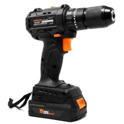 20-Volt Max Brushless Cordless 1/2 in. Hammer Drill and Driver with 2.0 Ah Lithium-Ion Battery and Charger by WEN -Outlet WEN Store wen hammer drills 20121 c3 1000