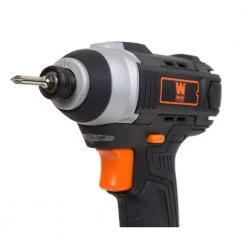 20-Volt MAX Lithium-Ion Cordless 1/4-In. Impact Driver with Battery Bits Charger and Carrying Bag by WEN -Outlet WEN Store wen impact drivers 49135 1f 1000