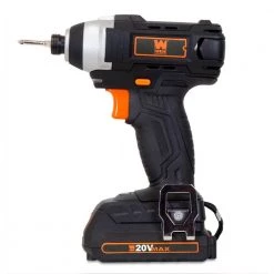 20-Volt MAX Lithium-Ion Cordless 1/4-In. Impact Driver with Battery Bits Charger and Carrying Bag by WEN