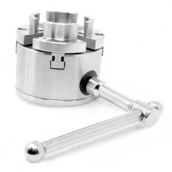 2.75 in. 4-Jaw Self-Centering Keyed Lathe Chuck Set with 1 in. x 8TPI Thread by WEN -Outlet WEN Store wen lathe chucks la4275 1f 1000