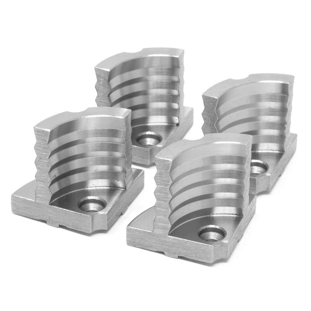 1.5 in. Double-Grooved Lathe Chuck Jaws by WEN 4 1.5 in. Double-Grooved Lathe Chuck Jaws by WEN - Image 2