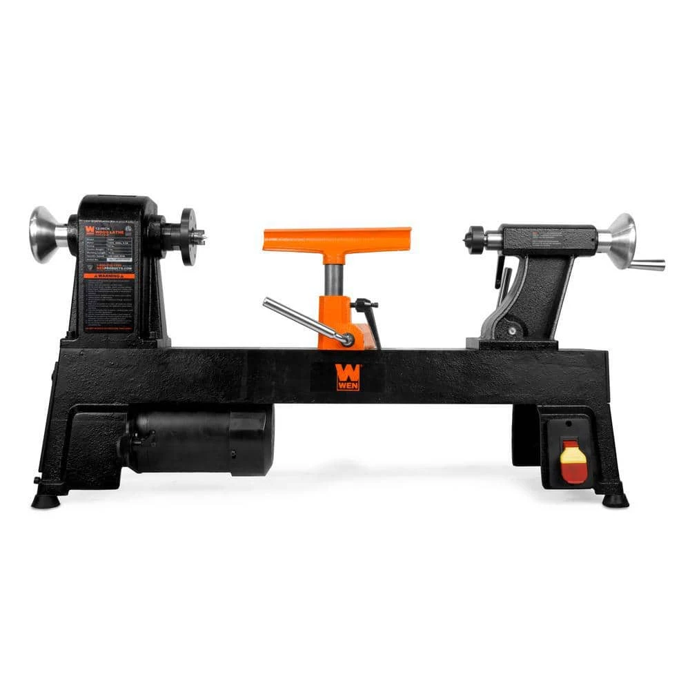 4.5 Amp 12 in. x 18 in. 5-Speed Benchtop Wood Lathe by WEN 9 4.5 Amp 12 in. x 18 in. 5-Speed Benchtop Wood Lathe by WEN - Image 7