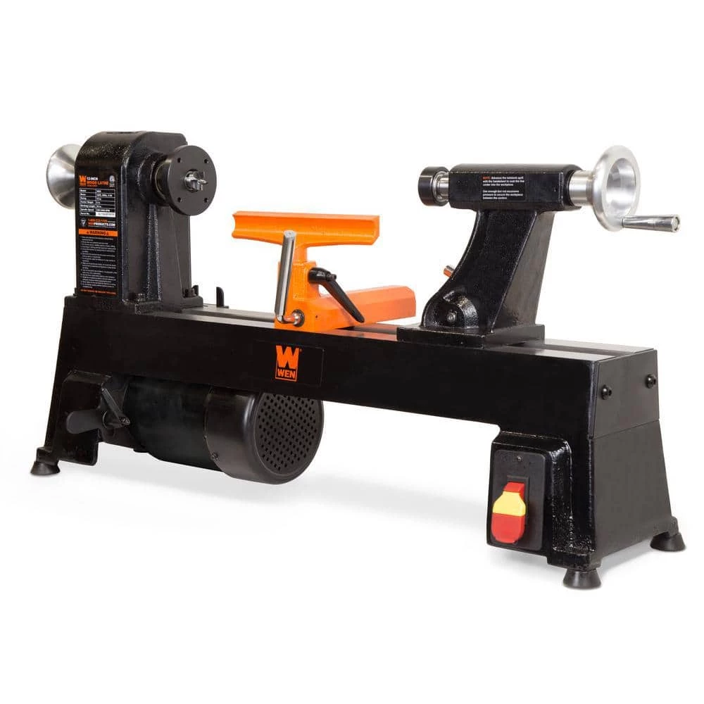 4.5 Amp 12 in. x 18 in. 5-Speed Benchtop Wood Lathe by WEN 4 4.5 Amp 12 in. x 18 in. 5-Speed Benchtop Wood Lathe by WEN - Image 2