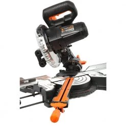 9.5 Amp 7.25 in. Single Bevel Compact Sliding Compound Miter Saw with LED Cutline Guide by WEN -Outlet WEN Store wen miter saws mm0713 40 1000