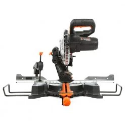 9.5 Amp 7.25 in. Single Bevel Compact Sliding Compound Miter Saw with LED Cutline Guide by WEN -Outlet WEN Store wen miter saws mm0713 4f 1000