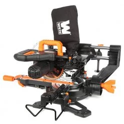 9.5 Amp 7.25 in. Single Bevel Compact Sliding Compound Miter Saw with LED Cutline Guide by WEN -Outlet WEN Store wen miter saws mm0713 fa 1000