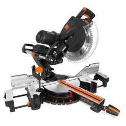 12 in. 15 Amp Dual Bevel Sliding Compound Miter Saw with Laser by WEN