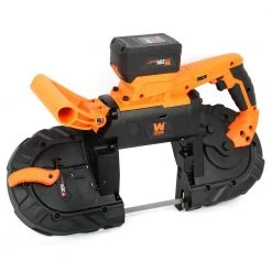 20-Volt Max 5 in. Variable Speed Cordless Portable Metal Band Saw with 5.0 Ah Lithium-Ion Battery and Charger by WEN