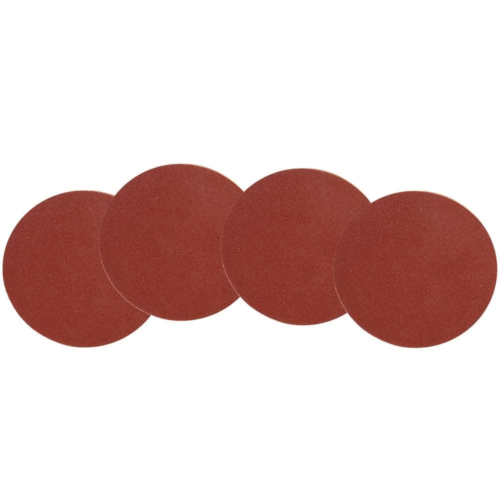 12 in. 80-Grit Adhesive-Backed Disc Sandpaper (4-Pack) by WEN 3 12 in. 80-Grit Adhesive-Backed Disc Sandpaper (4-Pack) by WEN