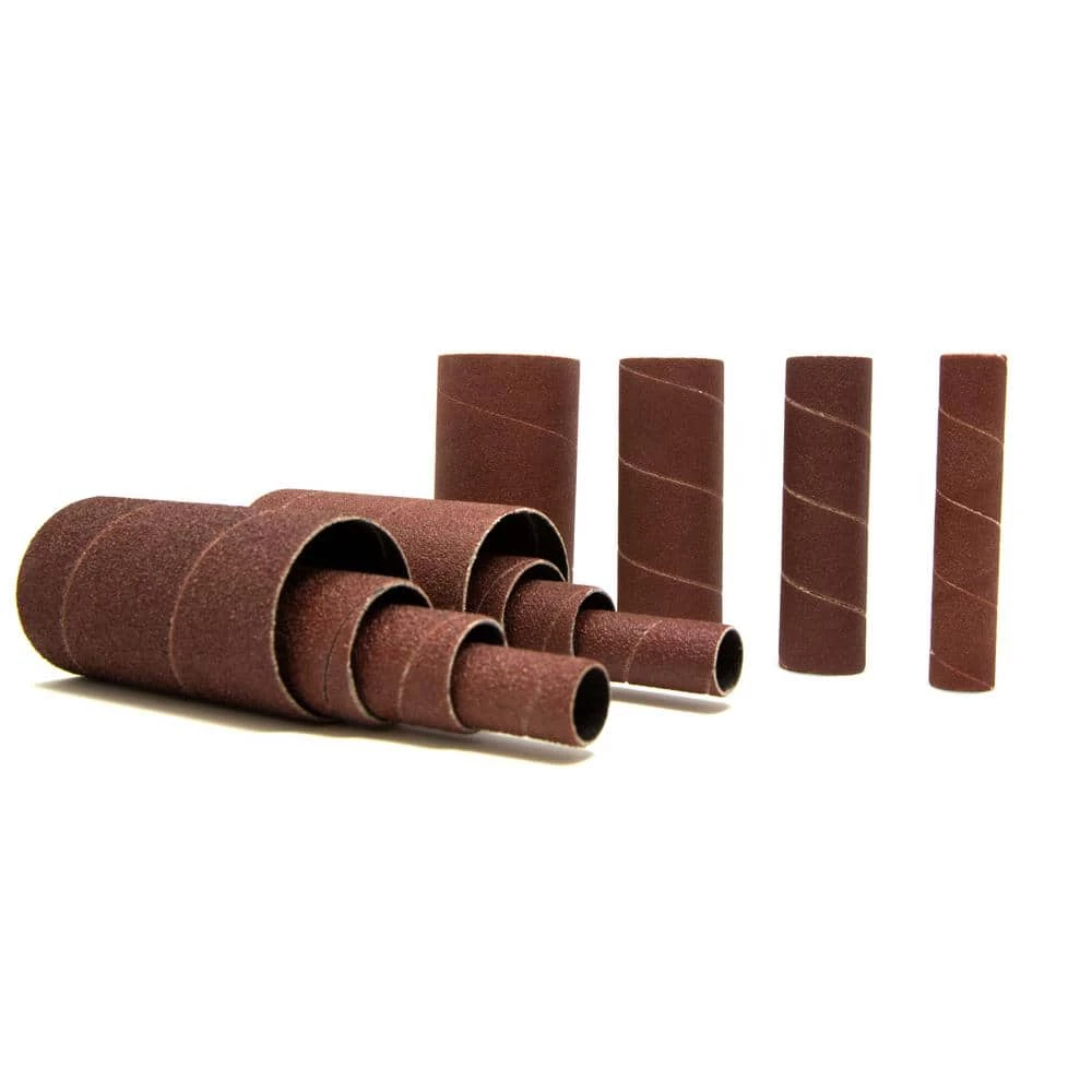 Replacement Spindle Sanding Sleeves, Assorted Sandpaper Grits (12-Pack) by WEN 4 Replacement Spindle Sanding Sleeves, Assorted Sandpaper Grits (12-Pack) by WEN - Image 2